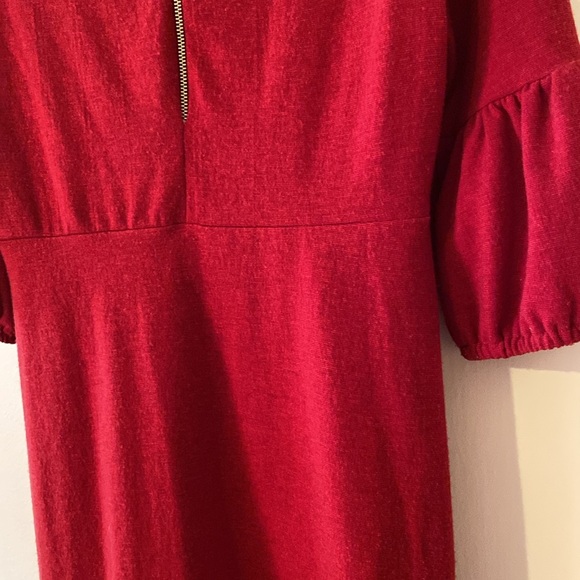 Maroon Knit Dress - Picture 8 of 8